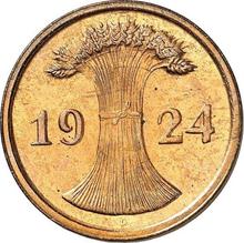 2 Reichspfennig 1924 D  