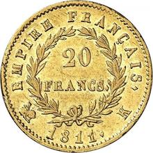 20 francos 1811 K  
