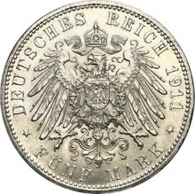 5 марок 1911 D   "Бавария"
