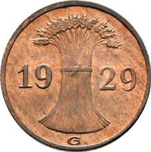 1 Reichspfennig 1929 G  