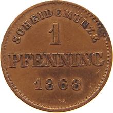 1 Pfennig 1868   