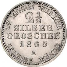 2 1/2 Silber Groschen 1865 A  