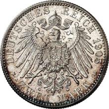 2 марки 1905 F   "Вюртемберг"