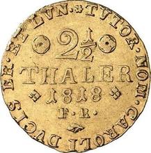 2 1/2 Thaler 1818  FR 