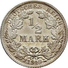1/2 Mark 1919 F  