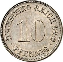 10 fenigów 1889 D  