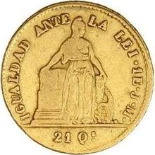 1 escudo 1848 So JM 
