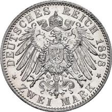 2 марки 1898 A   "Гессен"