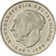 2 марки 1973 D   "Теодор Хойс"