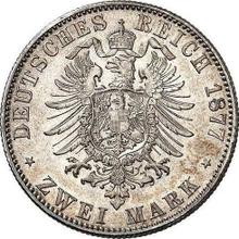 2 марки 1877 F   "Вюртемберг"