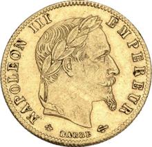 5 francos 1867 A  
