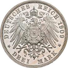 3 марки 1909 A   "Любек"