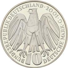 10 марок 2001 G   "Конституционный суд"