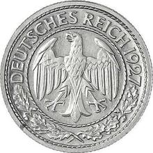 50 рейхспфеннигов 1927 A  