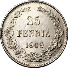 25 Penniä 1909  L 