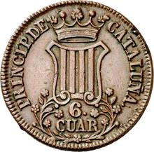 6 cuartos 1837    "Katalonia"
