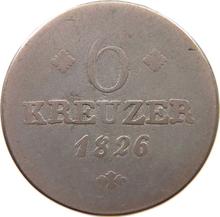 6 Kreuzer 1826   