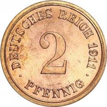 2 Pfennig 1911 F  