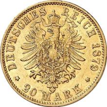20 marcos 1879 J   "Hamburg"