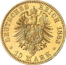 10 марок 1883 A   "Пруссия"