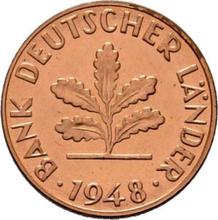 1 fenig 1948 G   "Bank deutscher Länder"