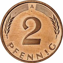 2 Pfennig 1997 A  