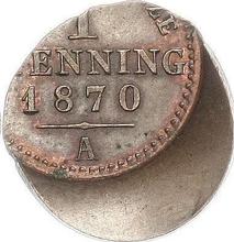 1 fenig 1861-1873 C  