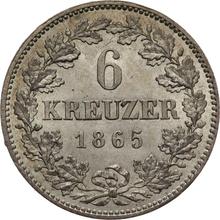 6 Kreuzer 1865   