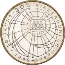 10 Mark 1999 D   "SOS-Kinderdörfer"