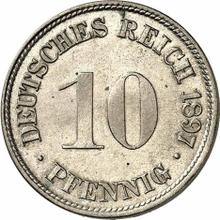 10 fenigów 1897 G  