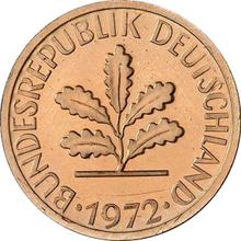 1 Pfennig 1972 D  