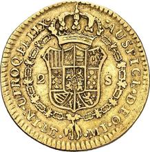 2 escudos 1787  MI 