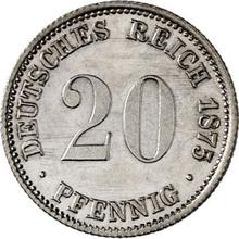 20 пфеннигов 1875 A  