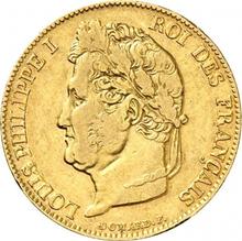 20 francos 1838 W  
