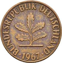 2 Pfennig 1967 J  