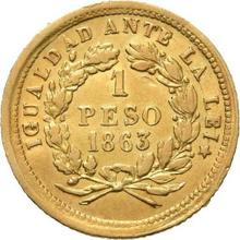 1 песо 1863 So  