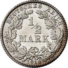 1/2 марки 1916 E  