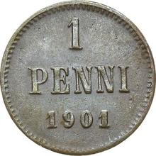 1 penique 1901   