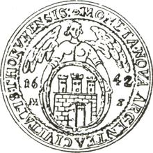 Medio tálero 1642  MS  "Toruń"