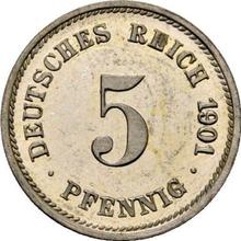 5 Pfennige 1901 G  