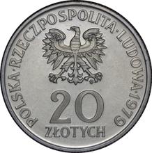 20 złotych 1979 MW   "Centrum Zdrowia Matki Polki" (PRÓBA)