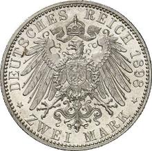 2 marcos 1898 A   "Schaumburg-Lippe"
