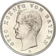 2 марки 1888 D   "Бавария"