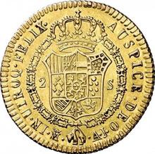 2 escudos 1799 M AJ 