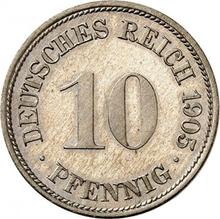 10 Pfennig 1905 F  