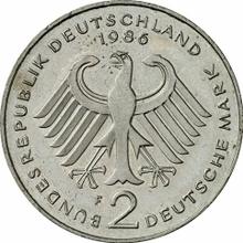 2 марки 1986 F   "Курт Шумахер"