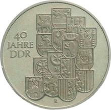 10 Mark 1989 A   "40 years of GDR"