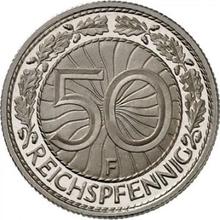50 Reichspfennigs 1931 F  