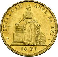 10 peso 1879 So  