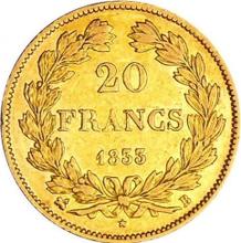 20 франков 1833 B  